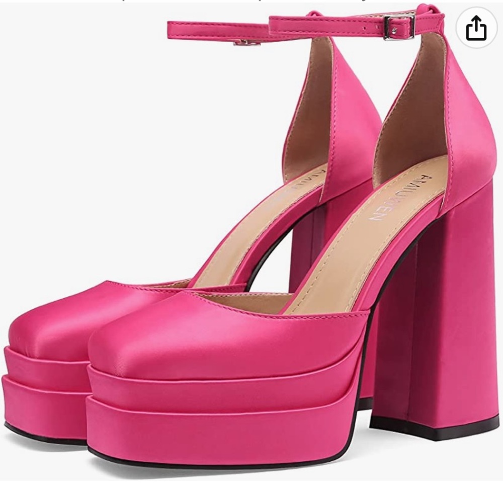 Pink Platform Heels